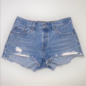 Levi's 501’s High Waisted Premium Denim Shorts W27